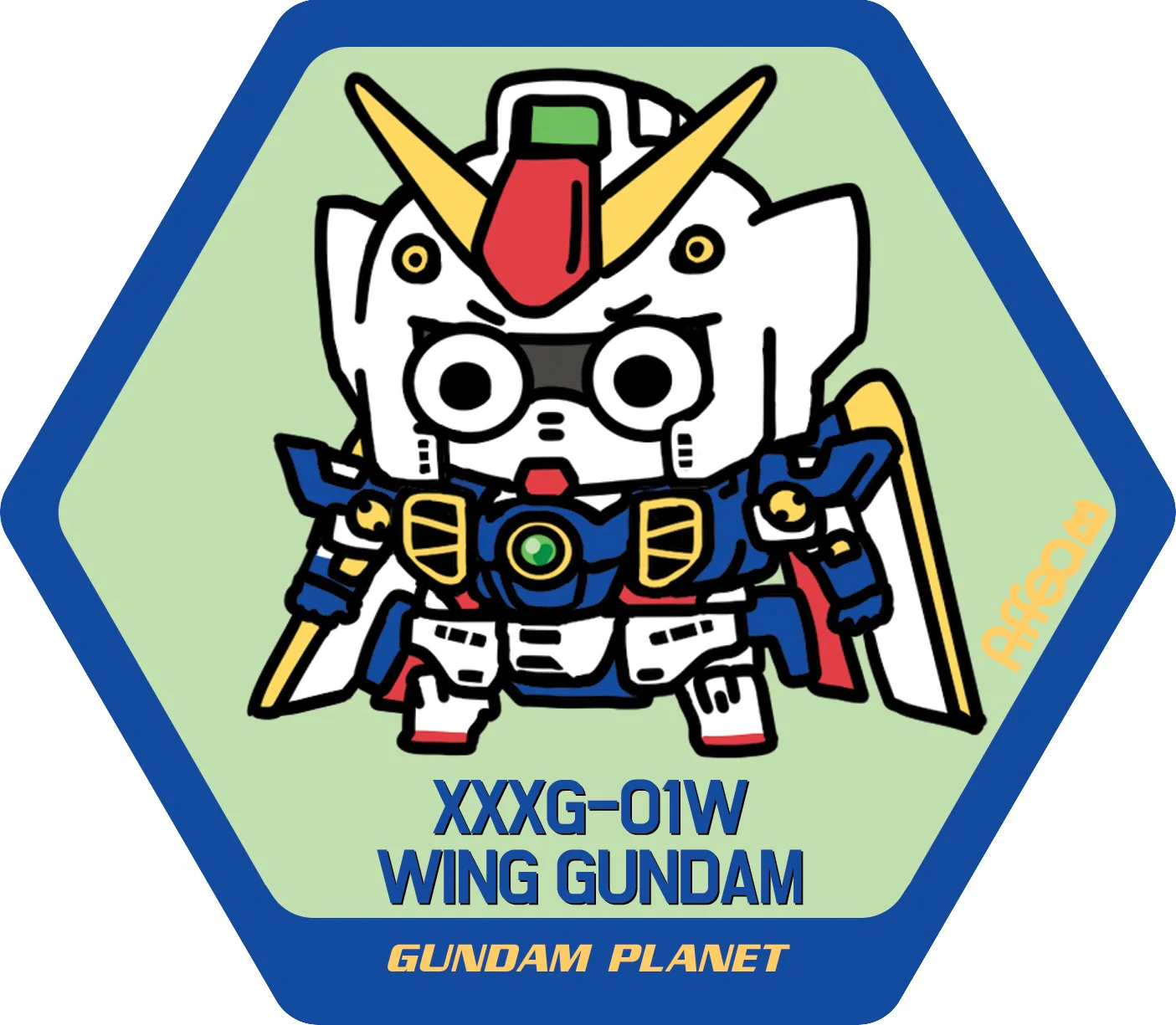 Affea Sticker 21 Wing Gundam TV Ver.