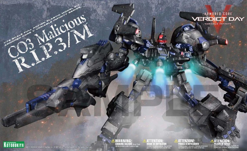 1/72 C03 Malicious R.I.P.3/M Blue Magnolia (Armored Core: Verdict Day) - Image 10