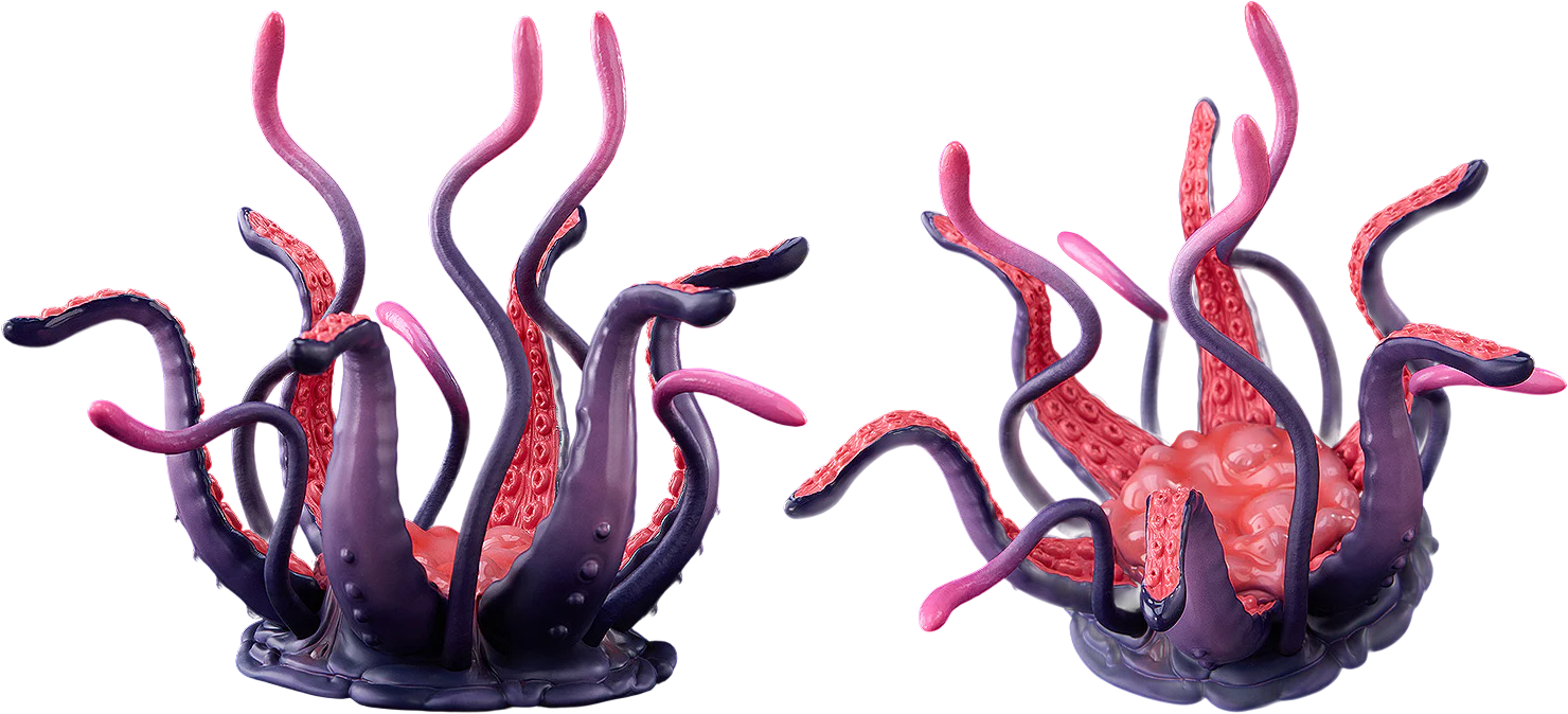 Articulated Base Series UBC-404: Intertwining Tentacle Parts (Long) - Image 2