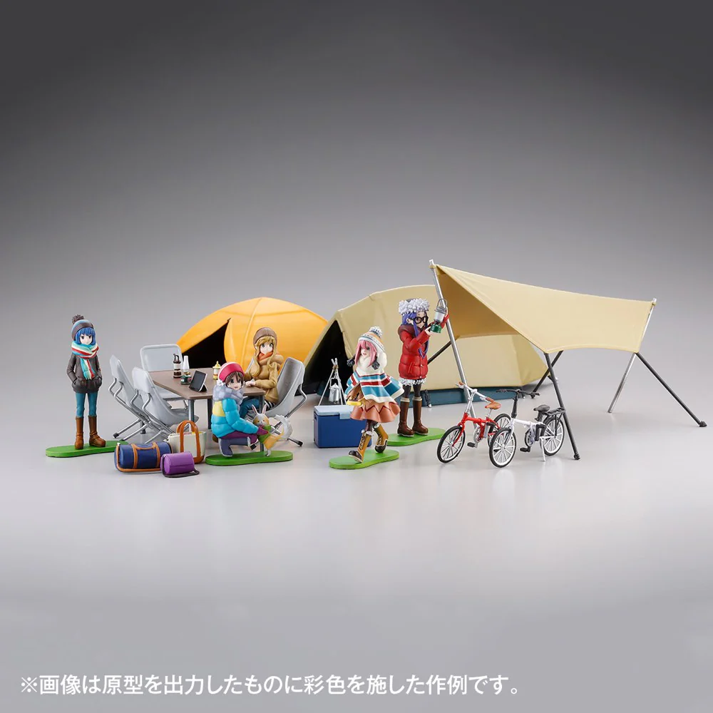 ARTPLA 1/24 Laid-Back Camp Model Kit Set - Image 6