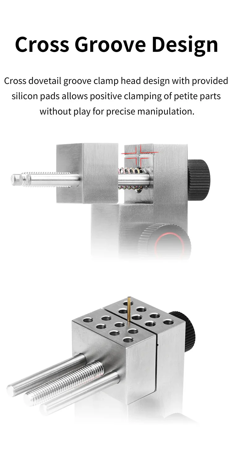 AT-TV-A&B Precision Stainless Steel Clamp Vise - Image 11