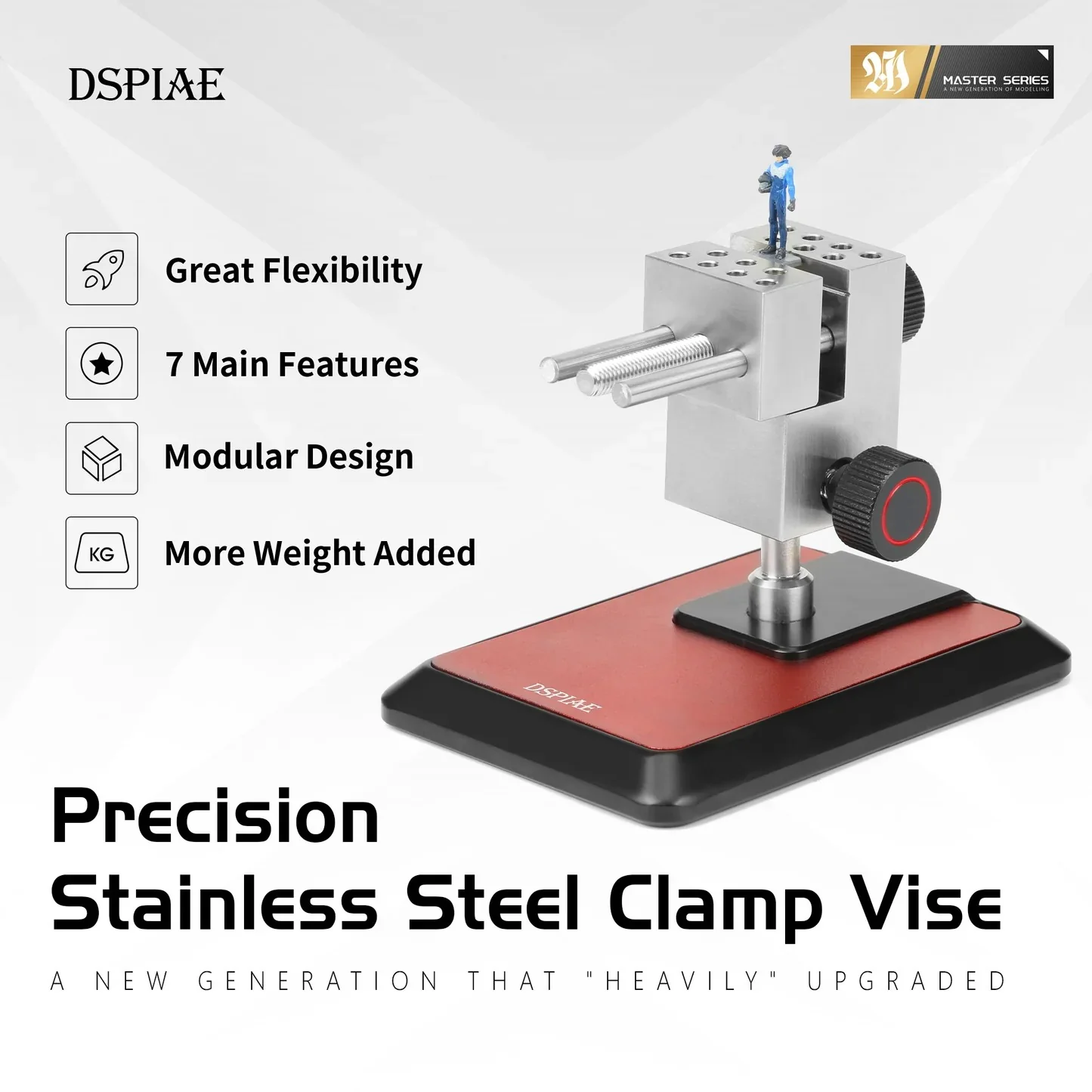 AT-TV-A&B Precision Stainless Steel Clamp Vise - Image 3