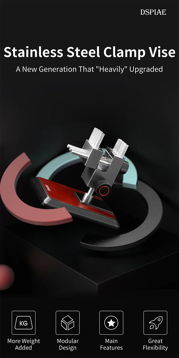 AT-TV-A&B Precision Stainless Steel Clamp Vise - Image 7