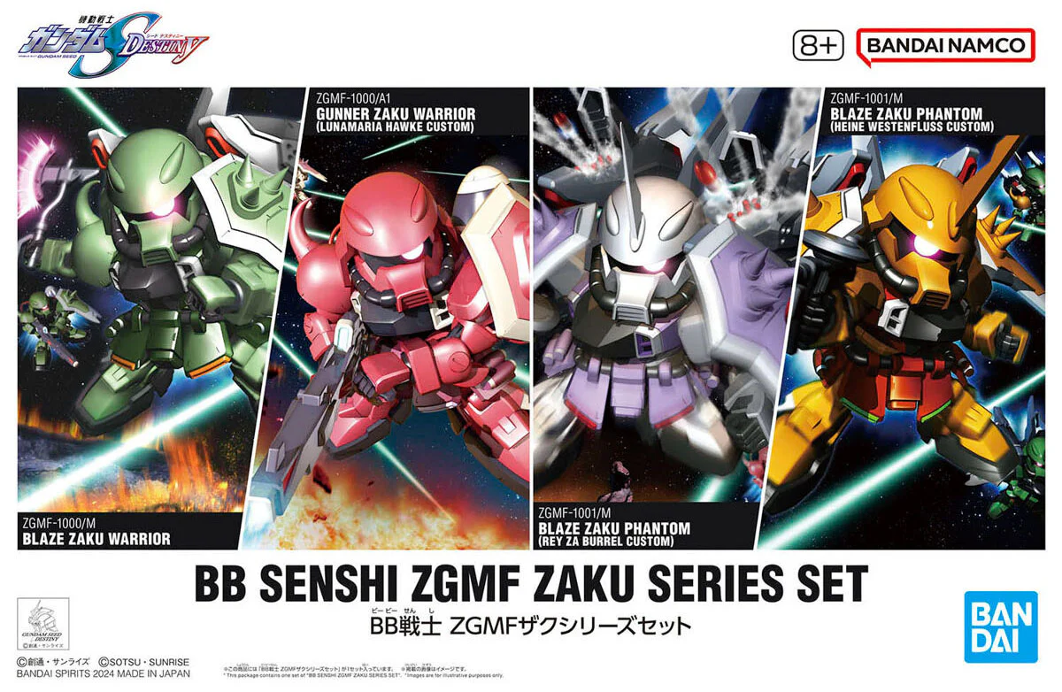 BB Senshi ZGMF Zaku Series Set - Image 13
