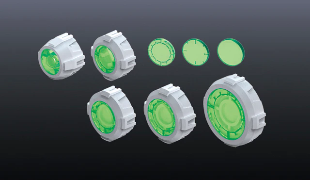 Builders Parts HD-18 MS Sight Lens 01 (Green) - Image 2