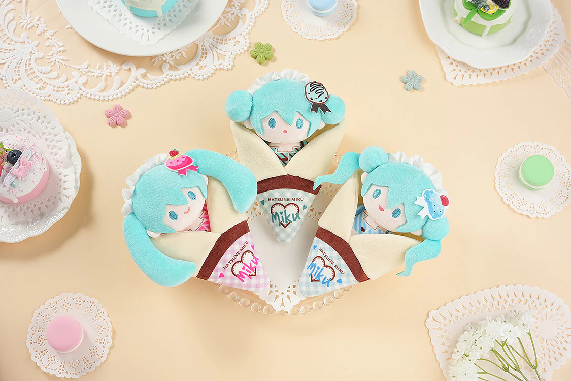 Character Vocal Series 01: Hatsune Miku Crêpe Mascot Keychain B - Image 11