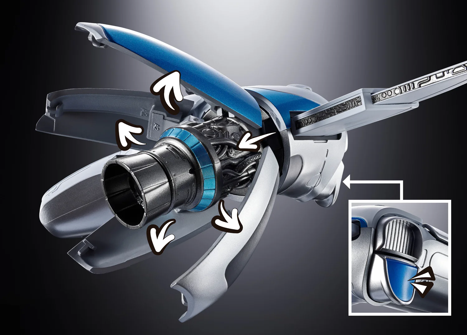 Chogokin Astro Bot & Dual Speeder - Image 10
