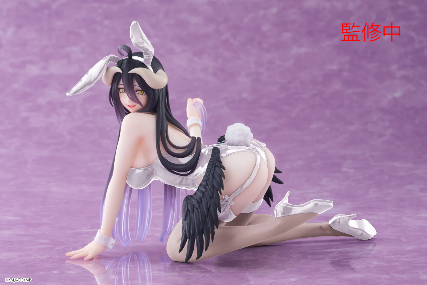 Desktop Cute Figure: Albedo Bunny Ver. (Overlord) - Image 3