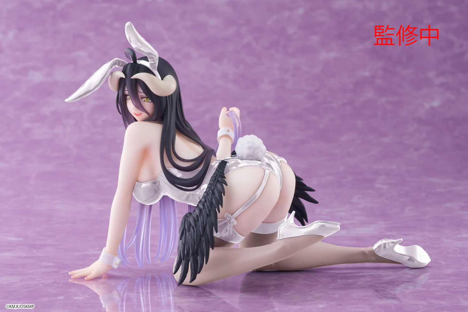 Desktop Cute Figure: Albedo Bunny Ver. (Overlord) - Image 4