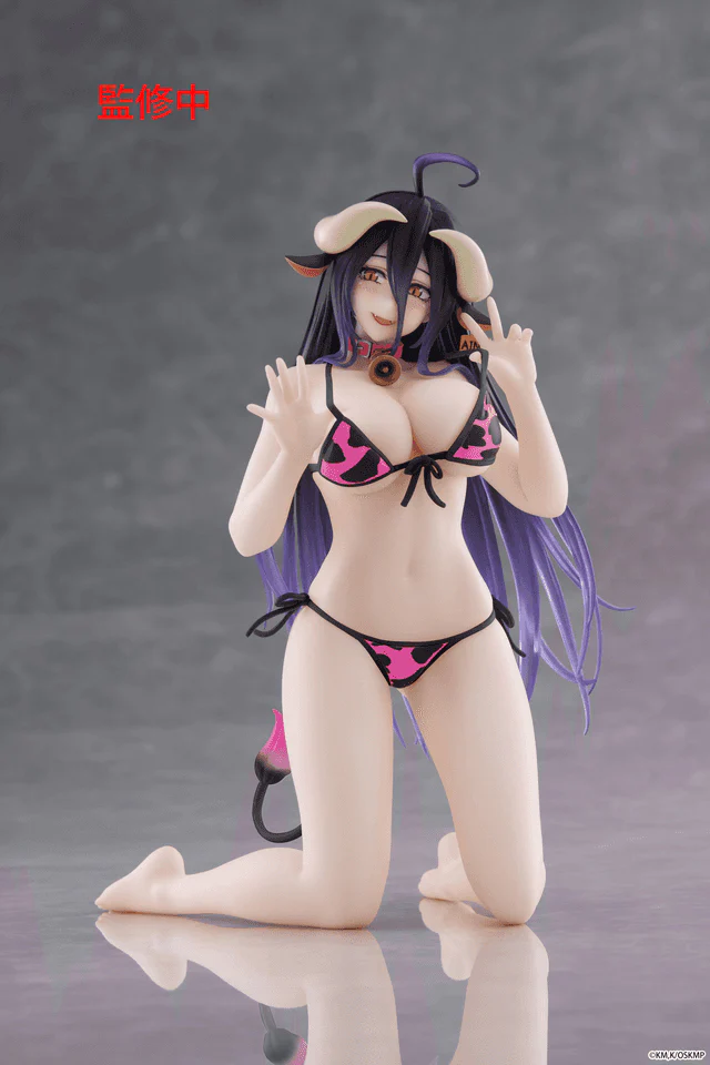 Desktop Cute Figure: Albedo Cow Print Swimsuit Renewal Ver. (Overlord) - Image 3
