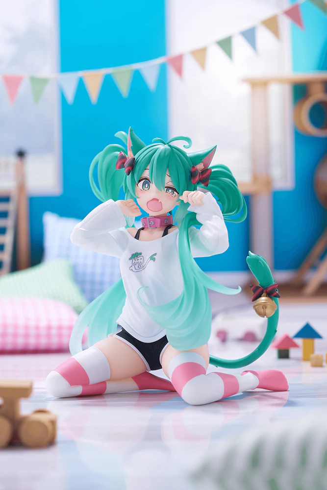 Desktop Cute Figure: Hatsune Miku Cat Ear T-Shirt Ver. - Image 12