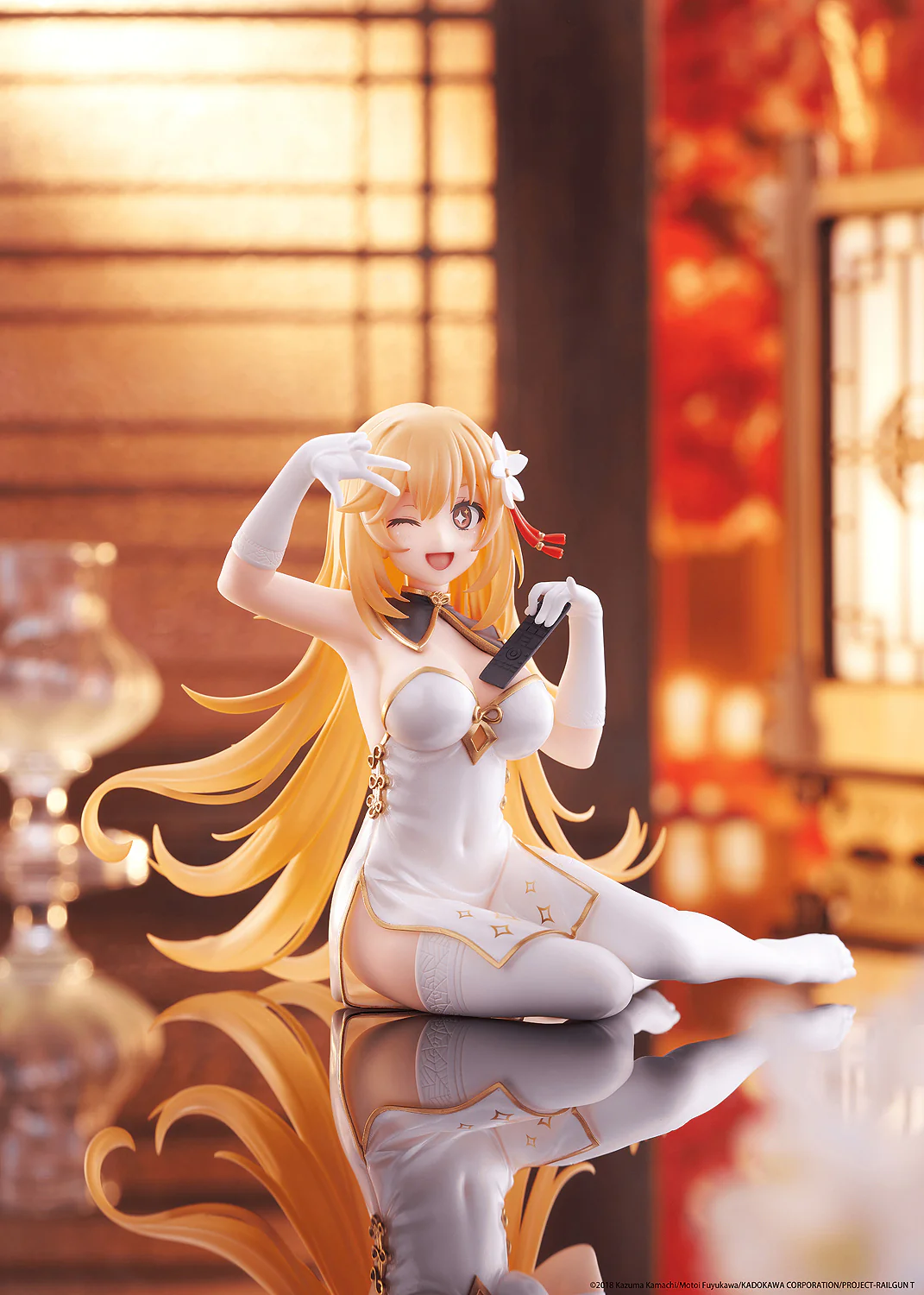 Desktop Cute Figure: Misaki Shokuho Chinese Dress Ver. (A Certain Scientific Railgun) - Image 12