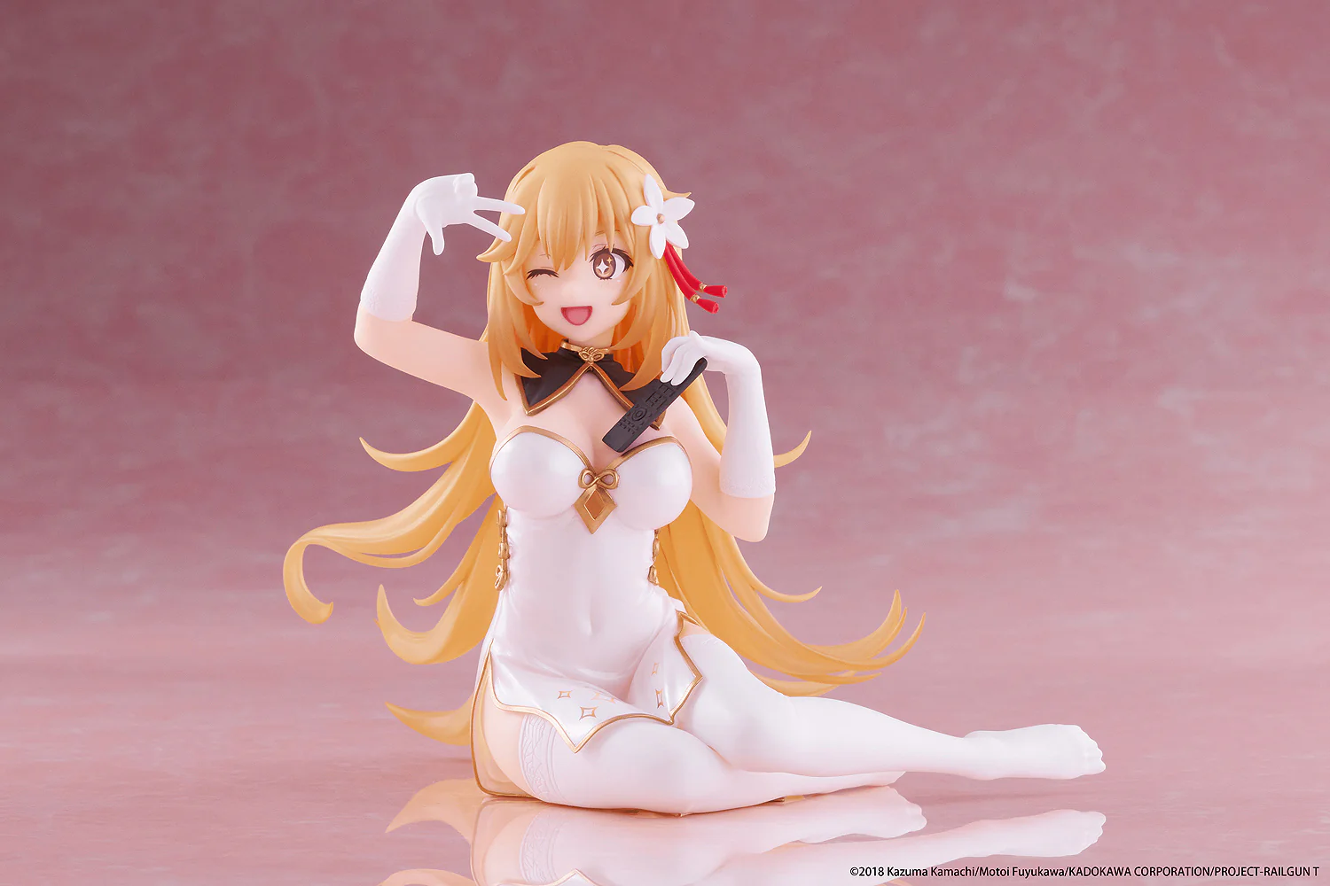 Desktop Cute Figure: Misaki Shokuho Chinese Dress Ver. (A Certain Scientific Railgun) - Image 3