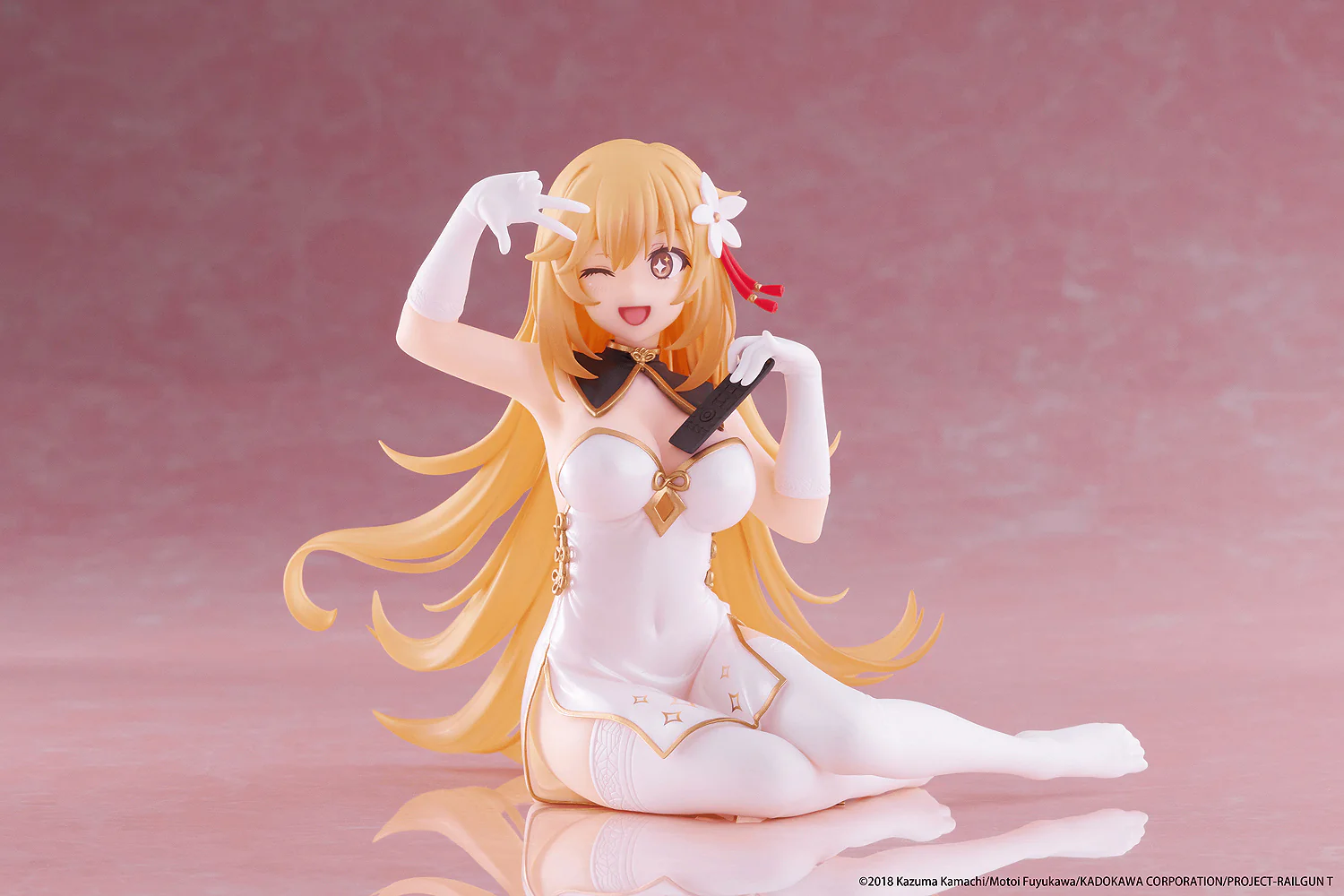 Desktop Cute Figure: Misaki Shokuho Chinese Dress Ver. (A Certain Scientific Railgun) - Image 4