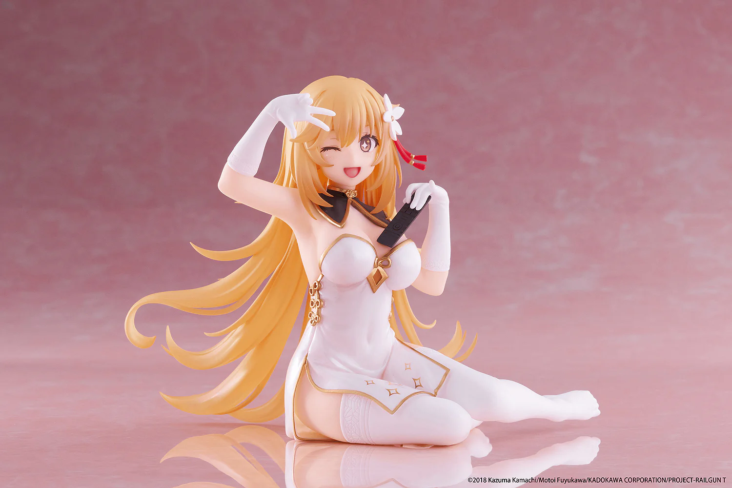 Desktop Cute Figure: Misaki Shokuho Chinese Dress Ver. (A Certain Scientific Railgun) - Image 5
