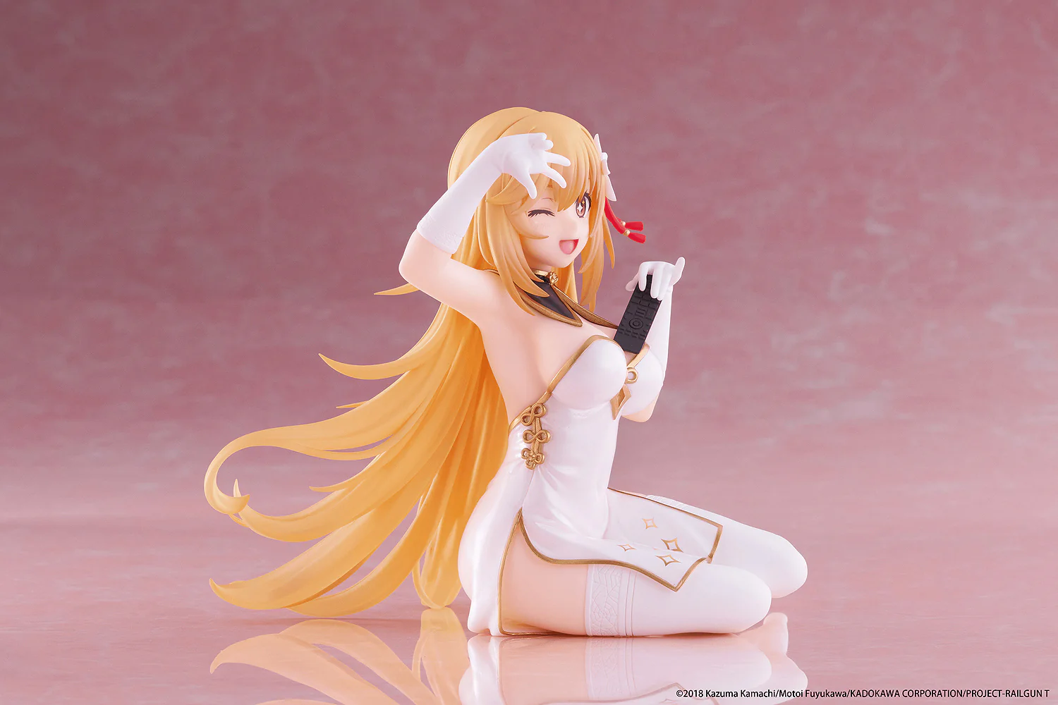 Desktop Cute Figure: Misaki Shokuho Chinese Dress Ver. (A Certain Scientific Railgun) - Image 7