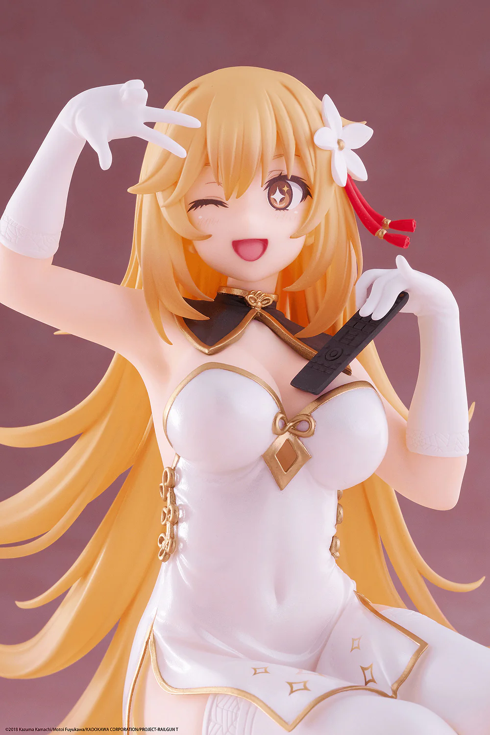 Desktop Cute Figure: Misaki Shokuho Chinese Dress Ver. (A Certain Scientific Railgun) - Image 9