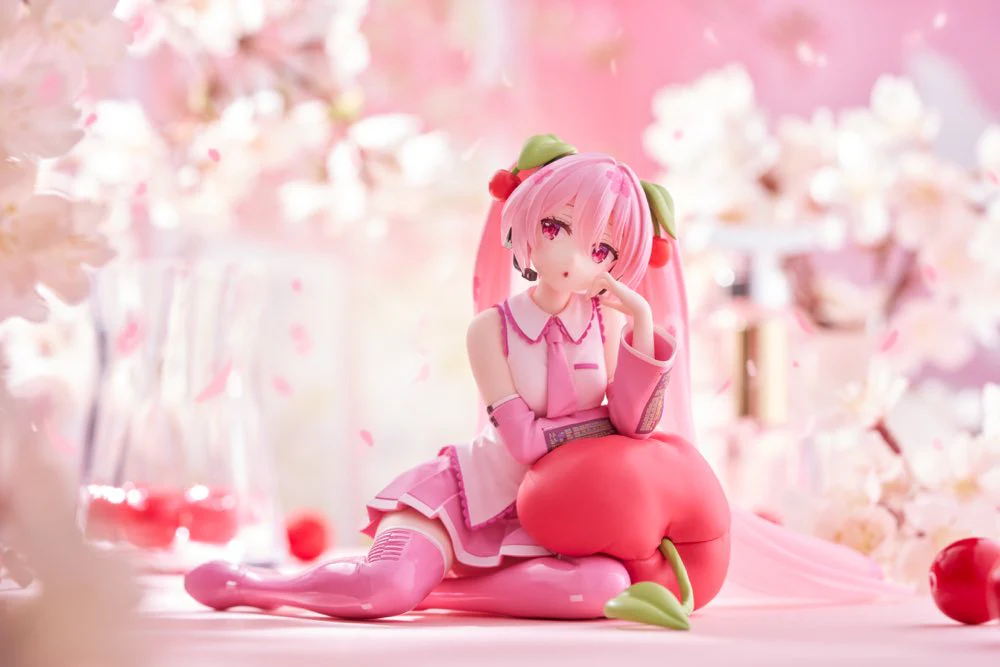 Desktop Cute Figure: Sakura Miku ~Cherry Cushion Ver.~ - Image 13