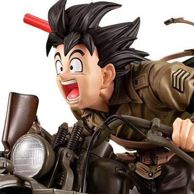 Desktop Real McCoy EX: Son Goku & Bike (Dragon Ball Z) - Image 2