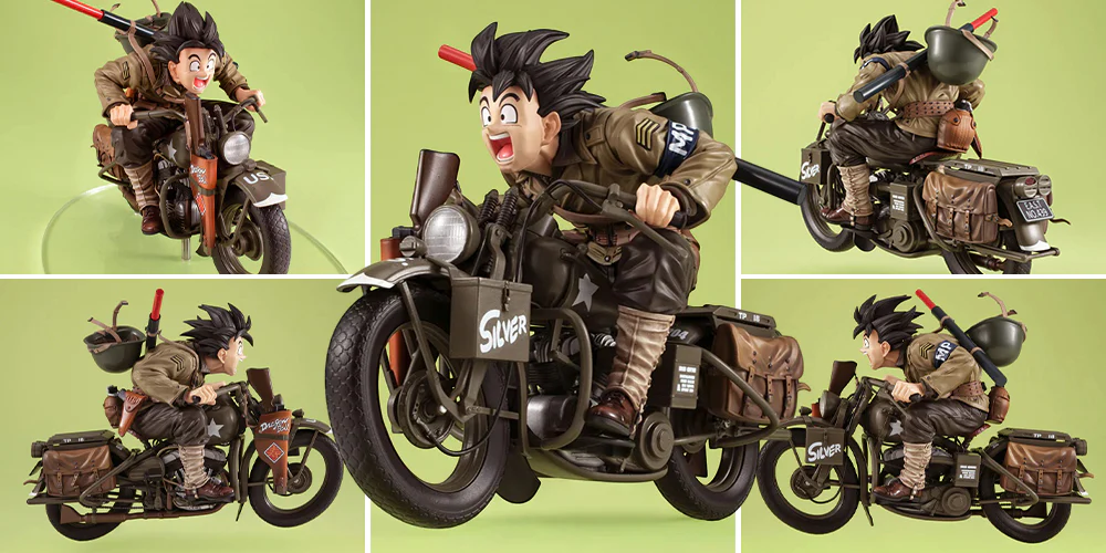 Desktop Real McCoy EX: Son Goku & Bike (Dragon Ball Z) - Image 3
