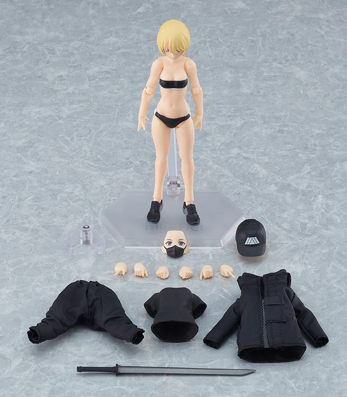 figma 524 Female Body (Yuki) with Techwear Outfit - Image 11