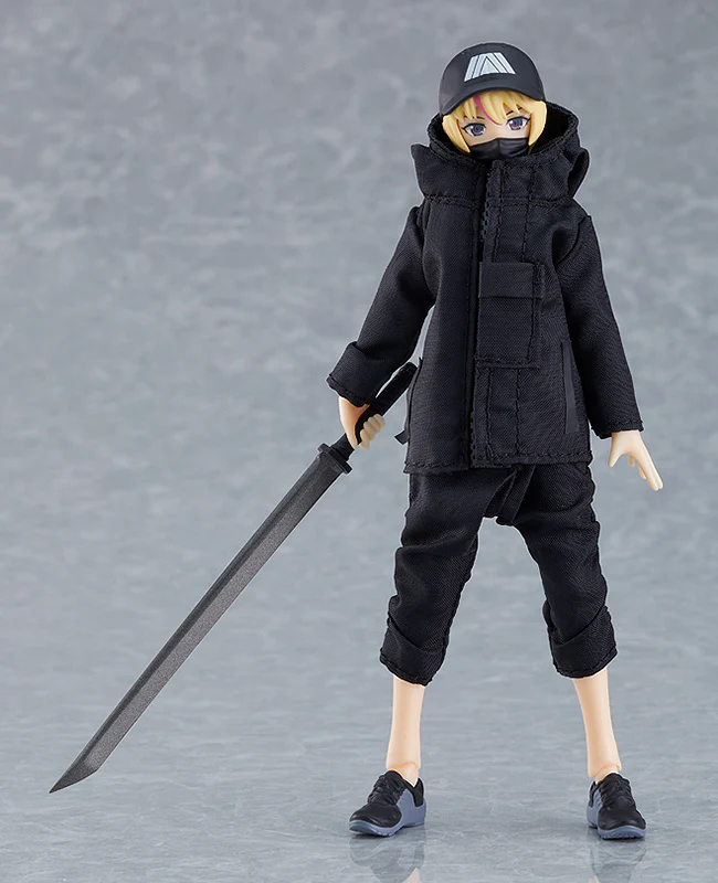 figma 524 Female Body (Yuki) with Techwear Outfit - Image 2