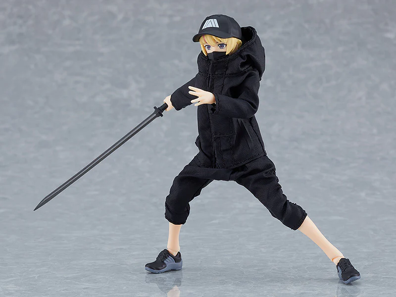 figma 524 Female Body (Yuki) with Techwear Outfit - Image 3