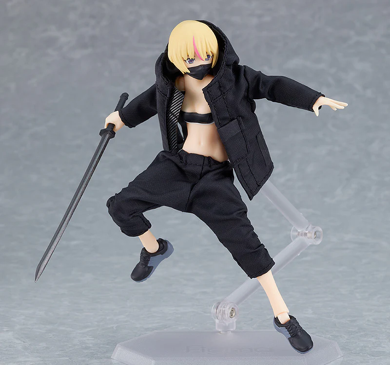 figma 524 Female Body (Yuki) with Techwear Outfit - Image 4