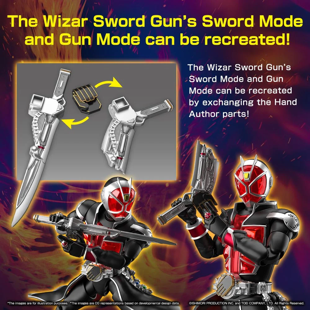 Figure-rise Standard Kamen Rider Wizard Flame Style - Image 12