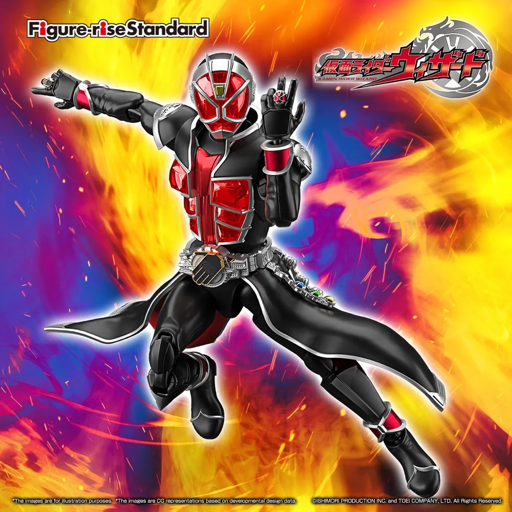 Figure-rise Standard Kamen Rider Wizard Flame Style - Image 14