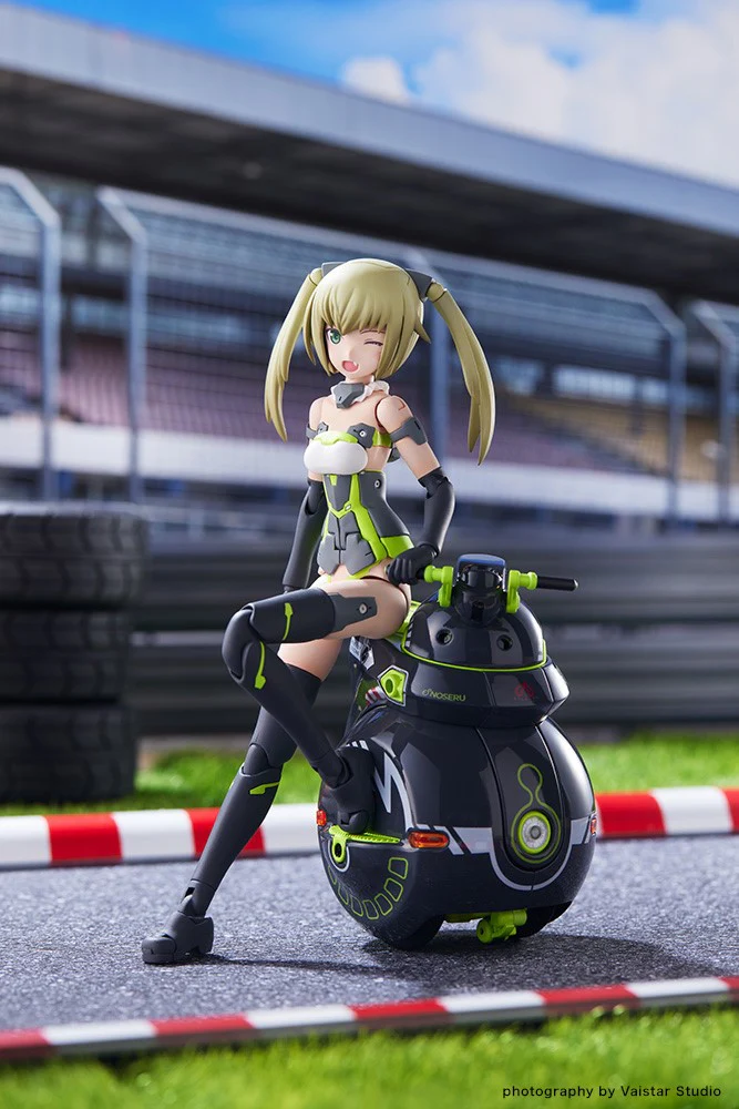 Frame Arms Girl FG146 Innocentia (Racer) & Noseru (Racing Specs Ver.) - Image 2
