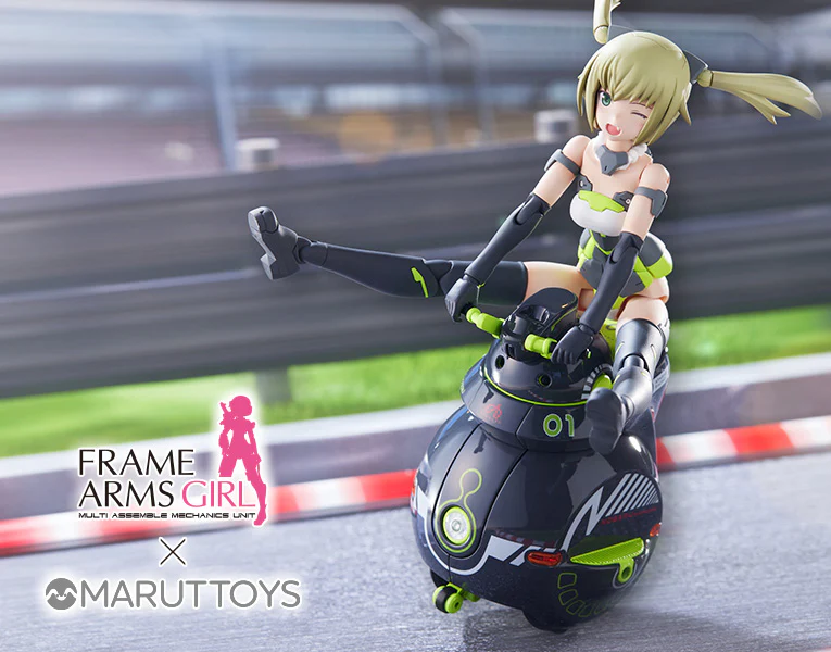 Frame Arms Girl FG146 Innocentia (Racer) & Noseru (Racing Specs Ver.) - Image 25