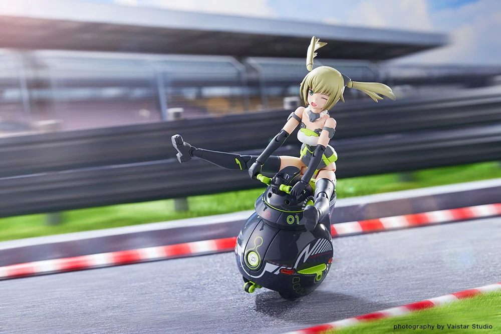 Frame Arms Girl FG146 Innocentia (Racer) & Noseru (Racing Specs Ver.) - Image 4