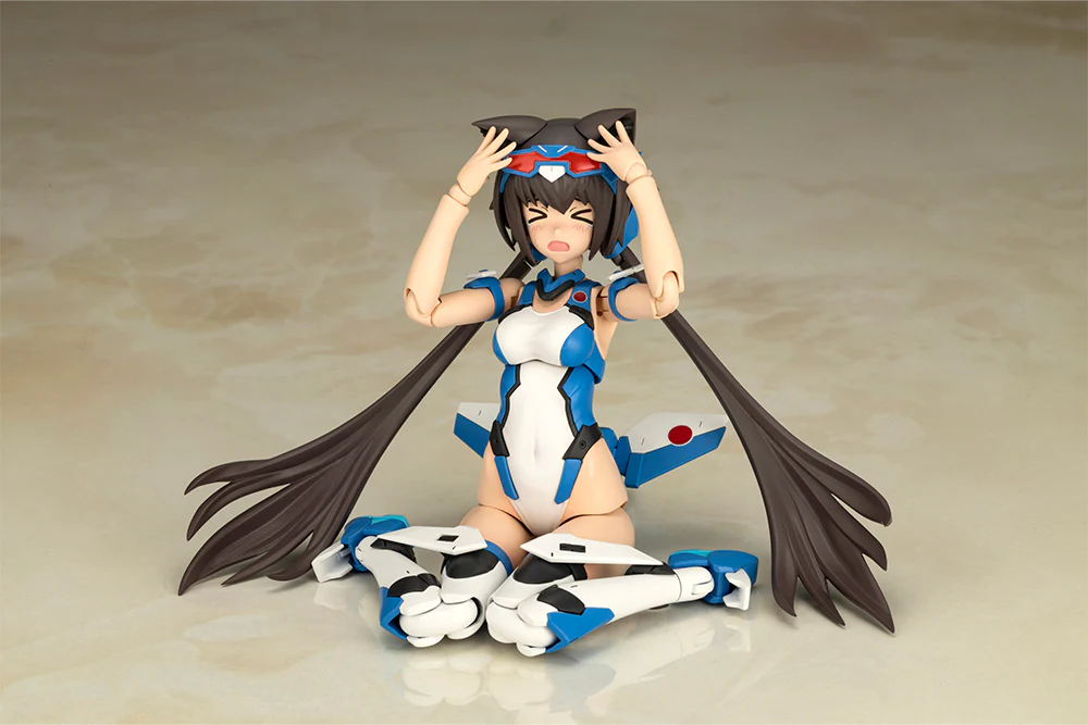 Frame Arms Girl FG184 Stylet Swimsuit Blue Impulse Color Ver. - Image 10