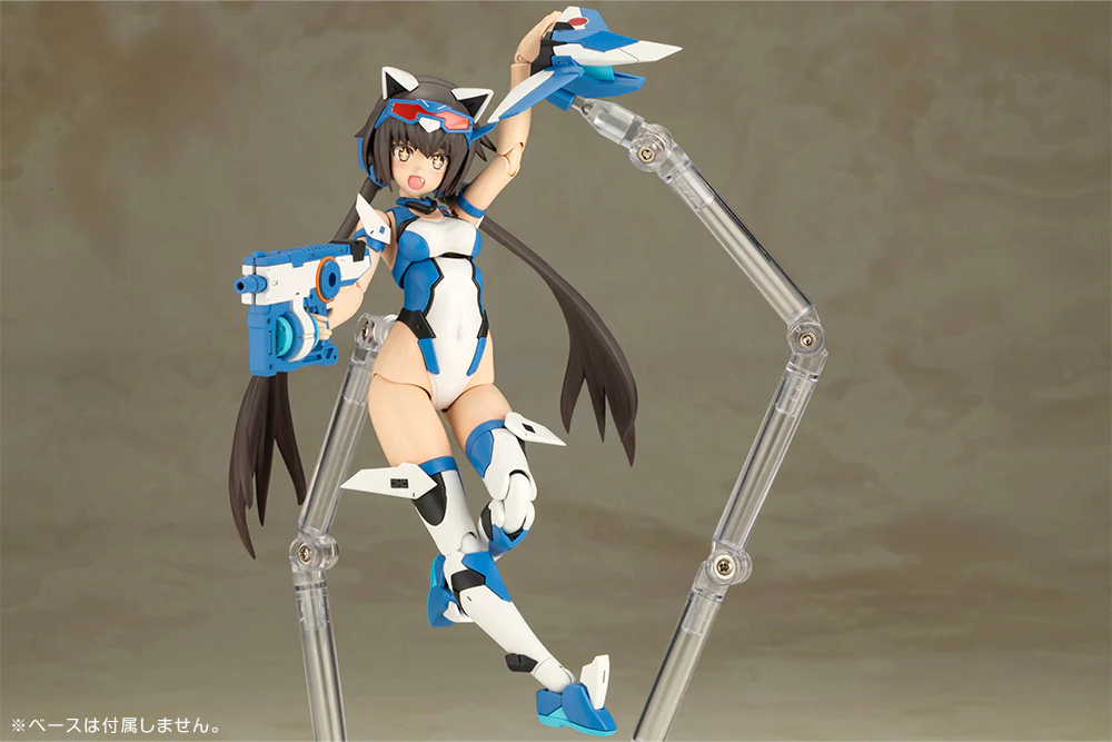 Frame Arms Girl FG184 Stylet Swimsuit Blue Impulse Color Ver. - Image 14