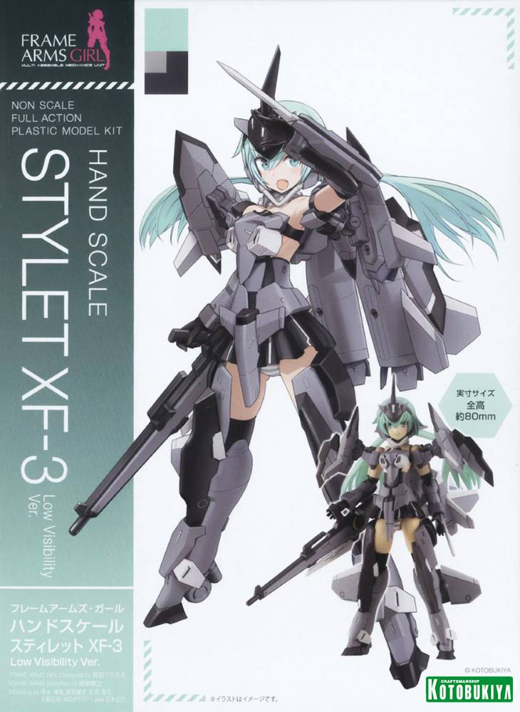 Frame Arms Girl Hand Scale Stylet XF-3 Low Visibility Ver. - Image 9