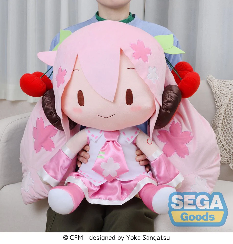 Fuwa Petit Dodeka Jumbo Plush: Sakura Miku - Image 2