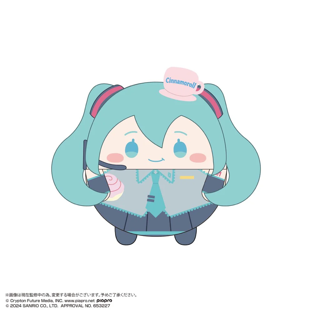 FuwaKororin Hatsune Miku x Cinnamoroll (M Size) 2 F Hatsune Miku (Mogumogu) - Image 2