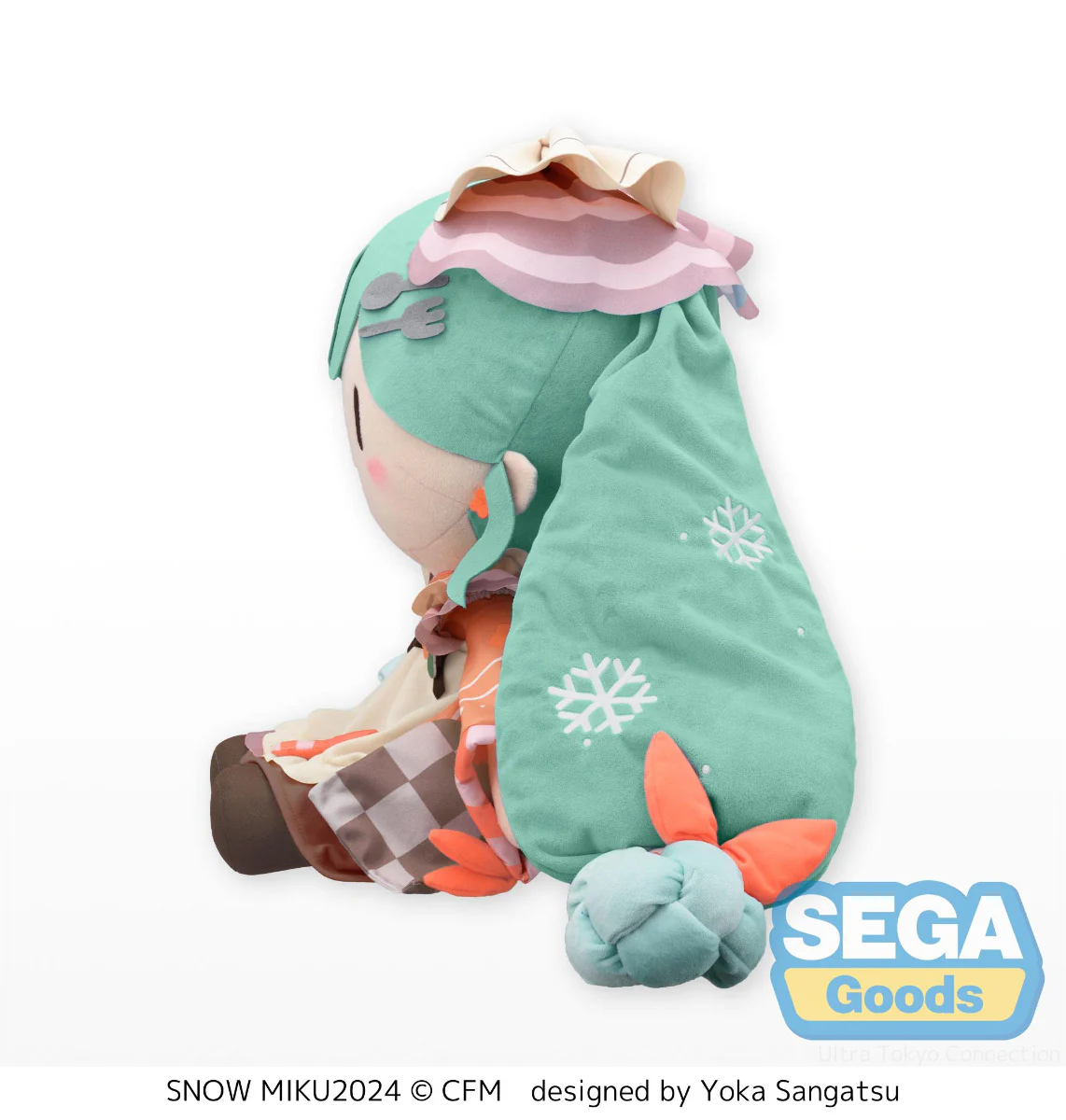 Fuwa Petit Dodeka Jumbo Plush: Snow Miku 2024 - Image 5