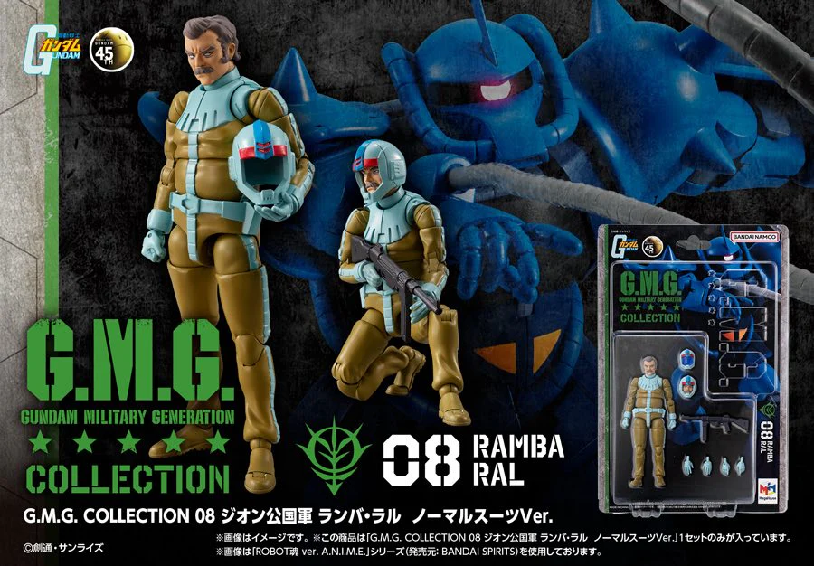 G.M.G. COLLECTION 08 Mobile Suit Gundam Principality of Zeon Ramba Ral Normal Suit Ver. - Image 6
