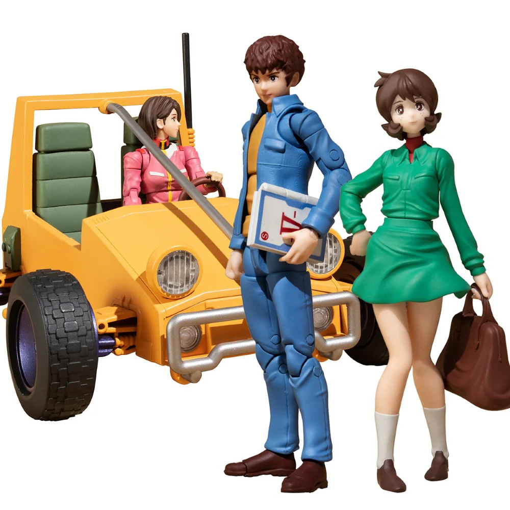G.M.G. Earth Federation 07 Amuro＆Frau and 08V-SP General Soldier & Buggy (set w/gift)