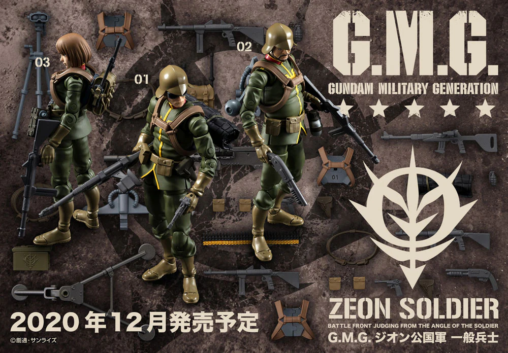 G.M.G. Mobile Suit Gundam Principality of Zeon Army Soldier 02 - Image 10