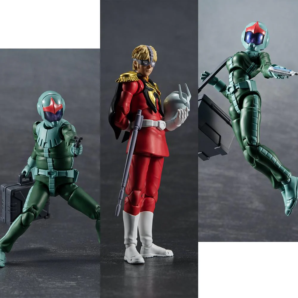 G.M.G. Mobile Suit Gundam Zeon Army Soldier Standard Infantry & Char Aznable Set [set of with gift] - Image 4