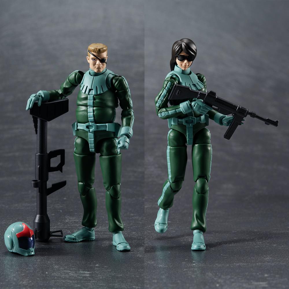 G.M.G. Mobile Suit Gundam Zeon Army Soldier Standard Infantry & Char Aznable Set [set of with gift] - Image 5