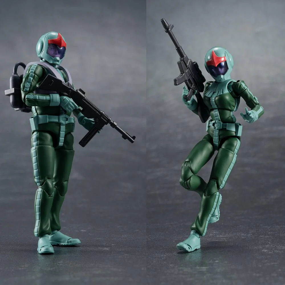 G.M.G. Mobile Suit Gundam Zeon Army Soldier Standard Infantry & Char Aznable Set [set of with gift] - Image 6