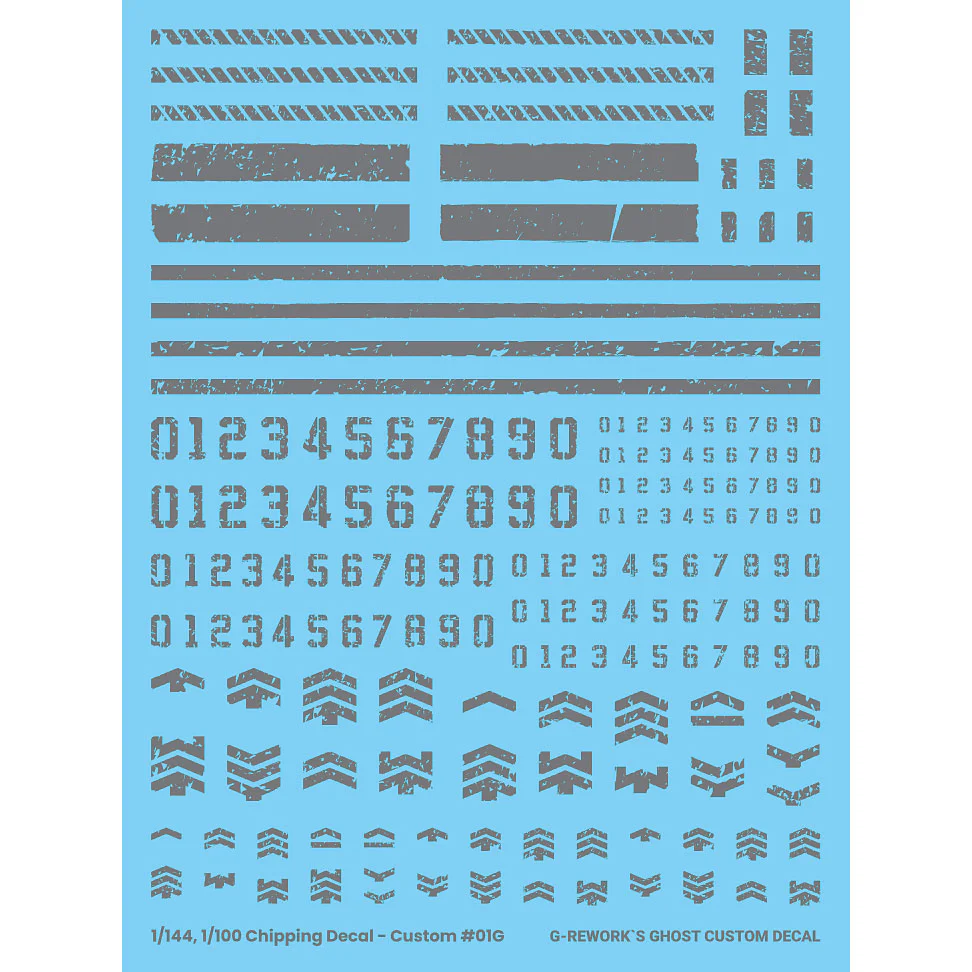 G-REWORK Chipping Decal Custom 01 Gray