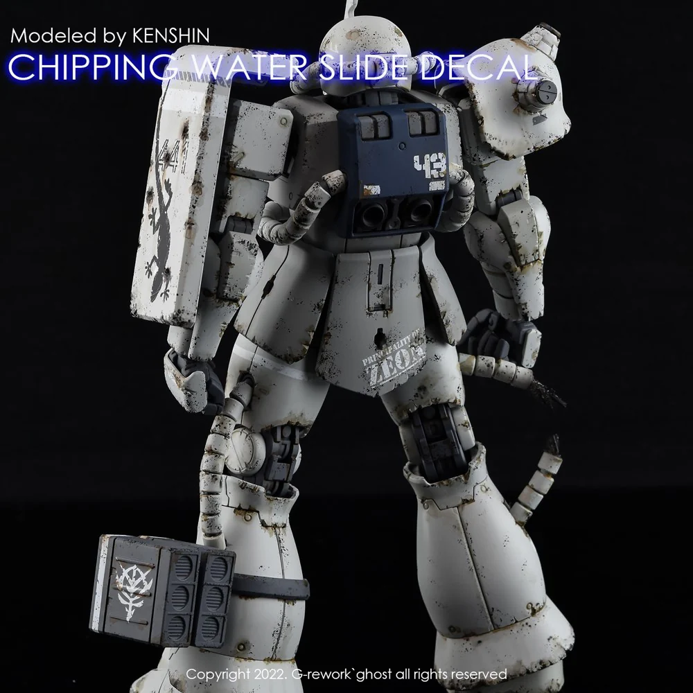 G-REWORK Chipping Decal Custom 01 Gray - Image 5