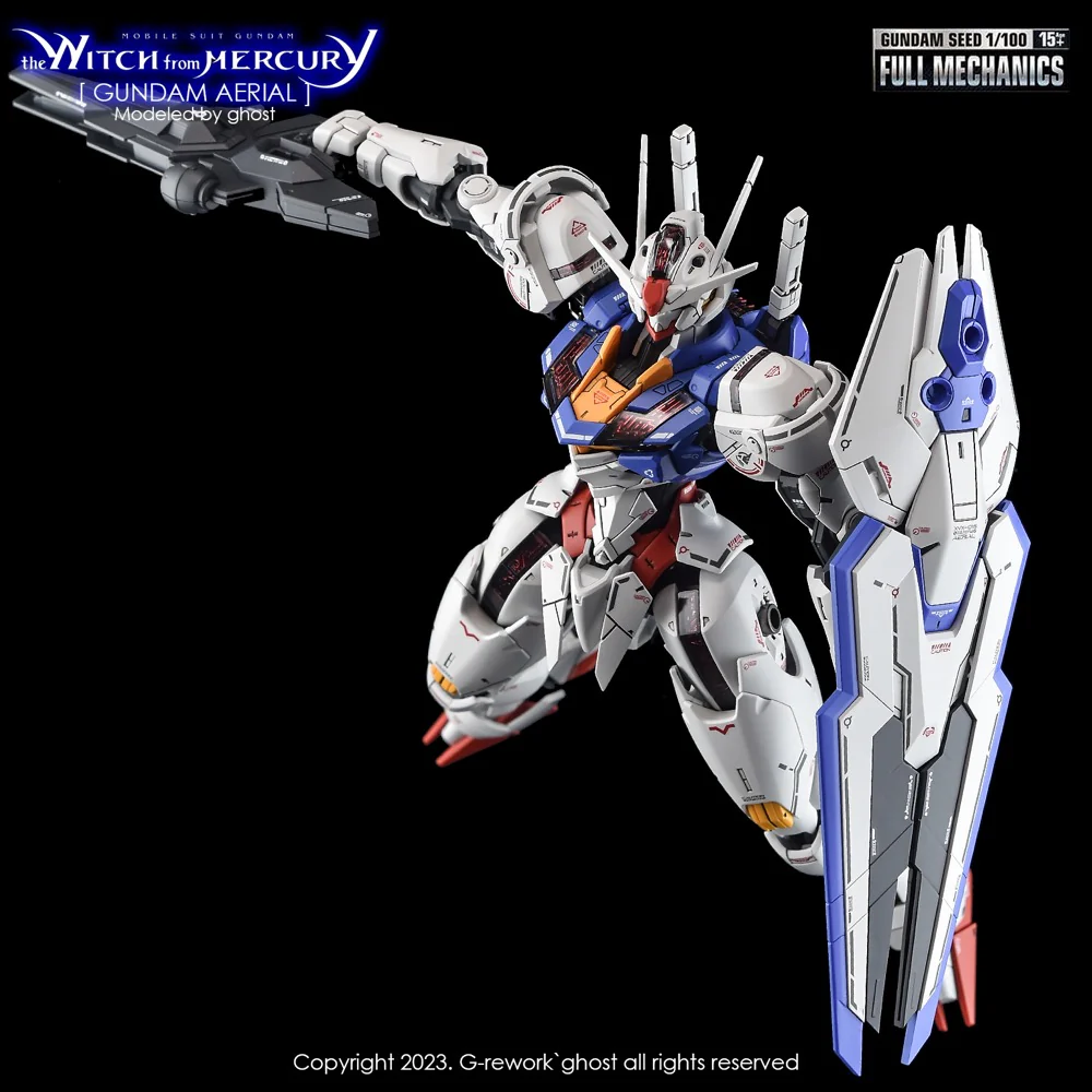 G-REWORK Decal WMFM1 Full Mechanics Gundam Aerial - Image 12