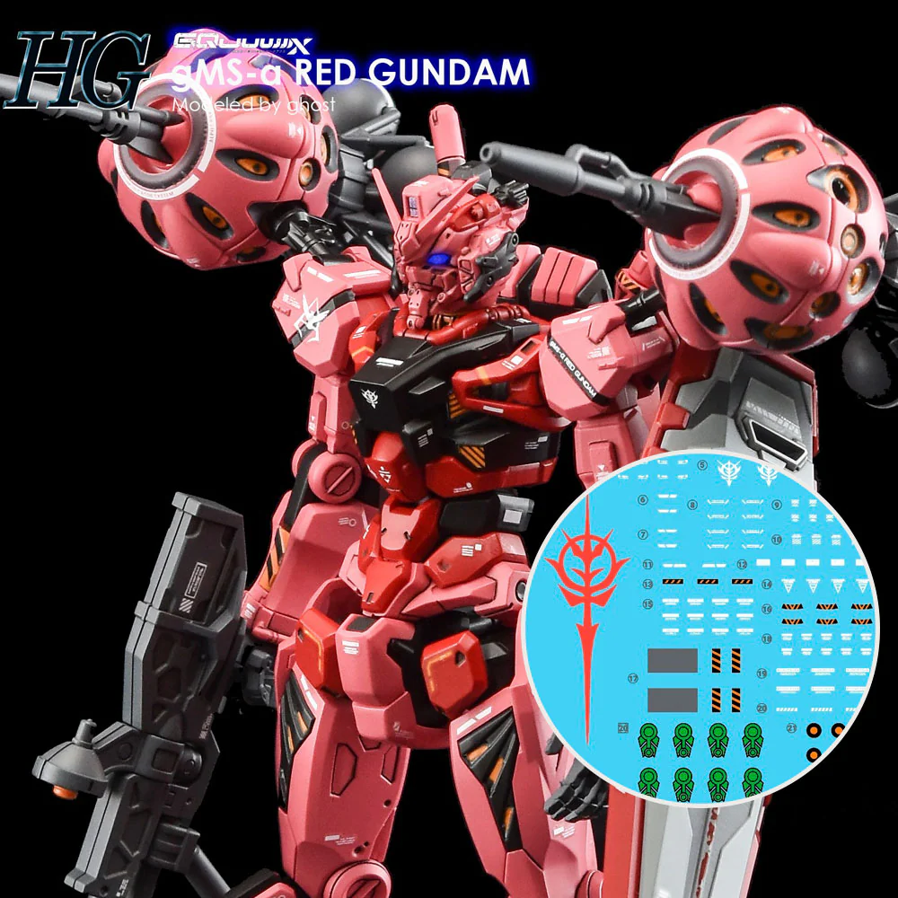 G-REWORK Decal GQ04 Red Gundam