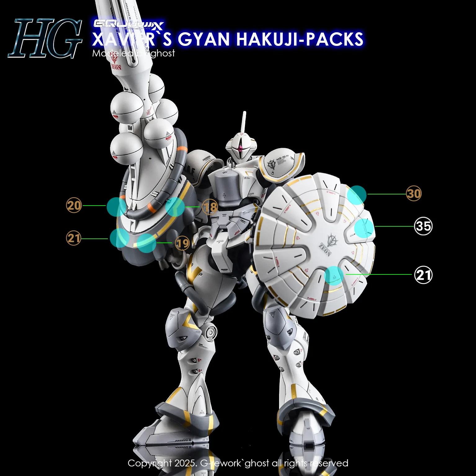 G-REWORK Decal H-GQ05 HG Gyan Hakuji-Packs (Xavier Olivette Custom) - Image 23